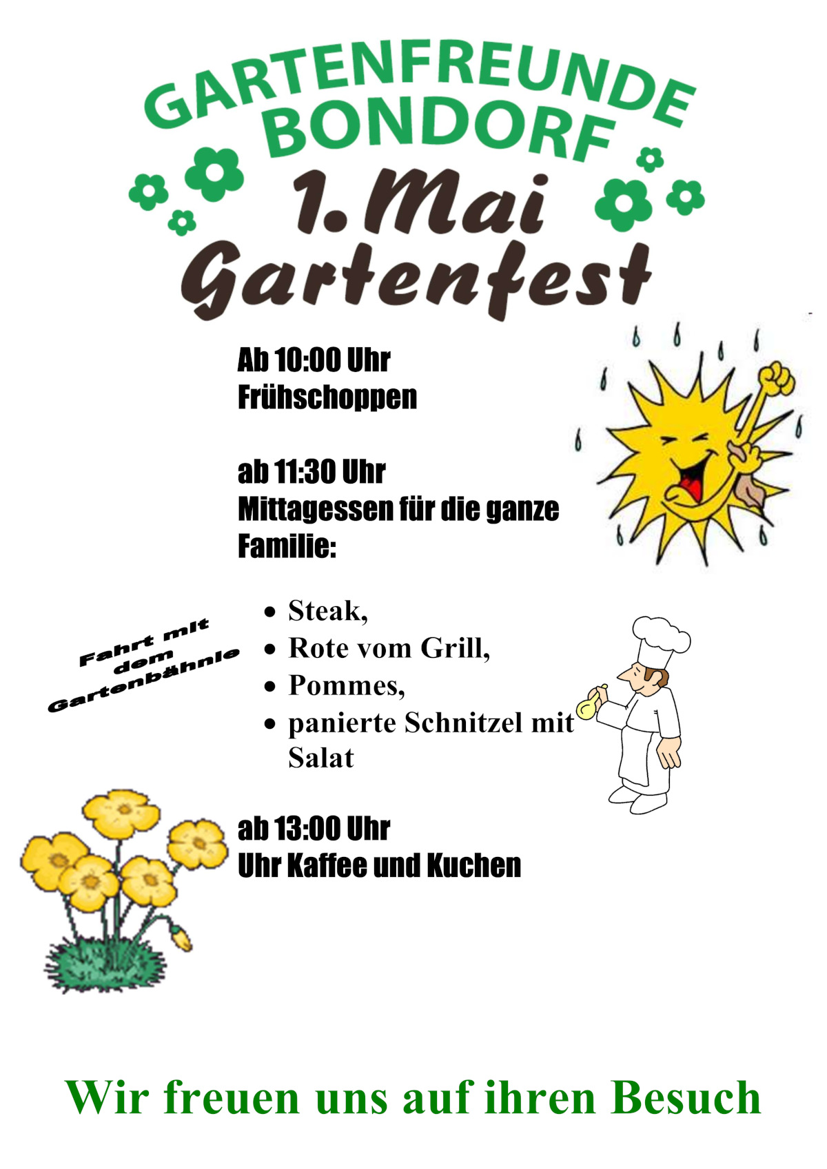 1. Mai Gartenfest